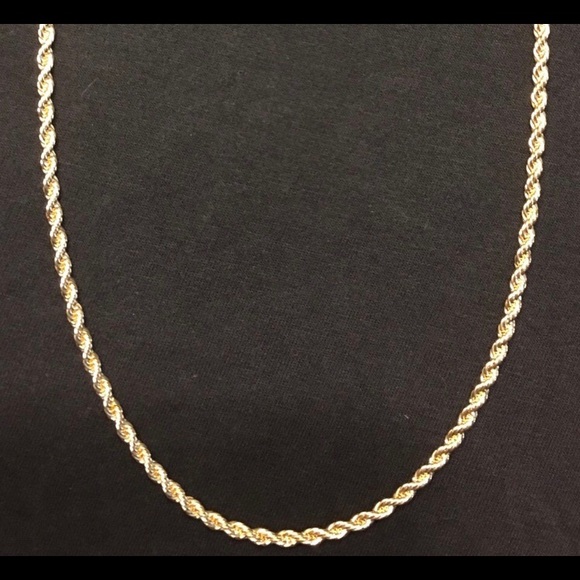 Gold Chain Rope Chain and Rope Bracelet Bundle Set - Picture 3 of 7